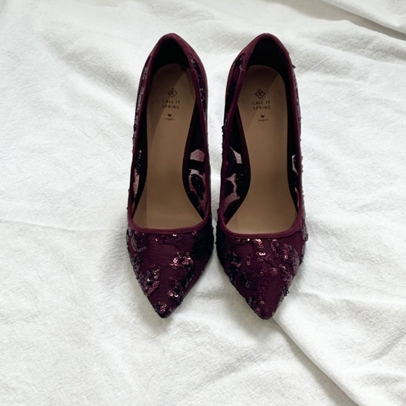 Call It Spring Burgundy Pumps - Picture 3 of 4